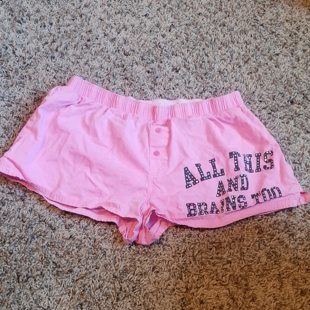 Rare I only sleep in pink shorts
